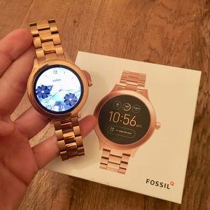 Fossil Gen 3 Rose Gold Smart Watch Ladies NEW